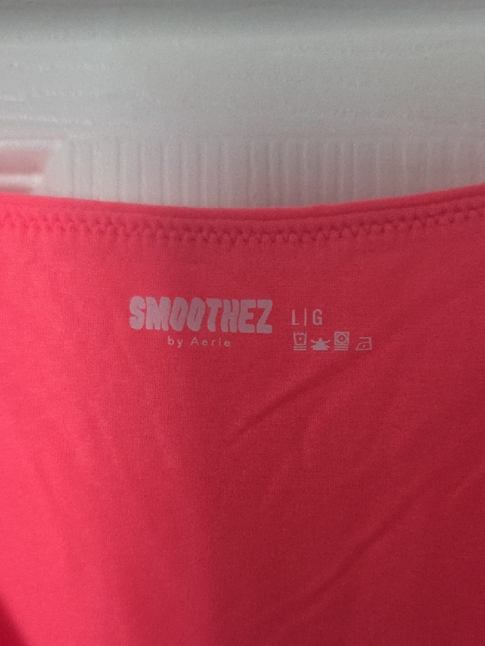 aerie Neon Pink/coral Bodysuit NWOT - Picture 2 of 4